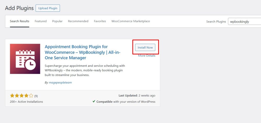 install wpbookingly