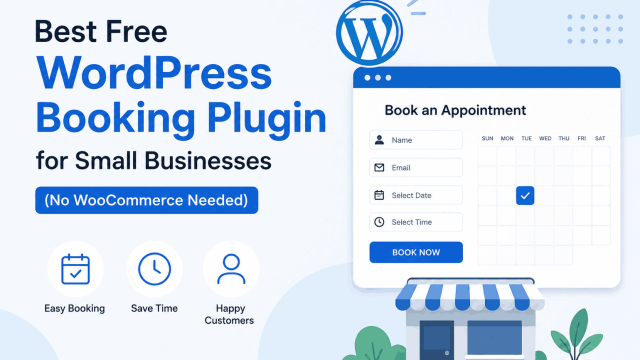 Best Free WordPress Booking Plugin for Small Businesses (No WooCommerce Needed)